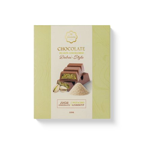 Chocolate de Leite com recheio Dubai Style