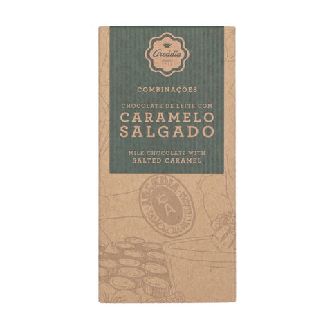 Tablete - Chocolate de Leite e Caramelo Salgado