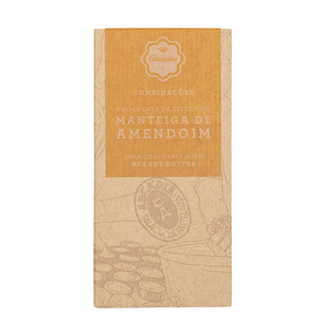 Tablete - Chocolate de Leite e Manteiga de Amendoim