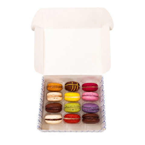 Caixa Macarons Sabores - 12 unidades