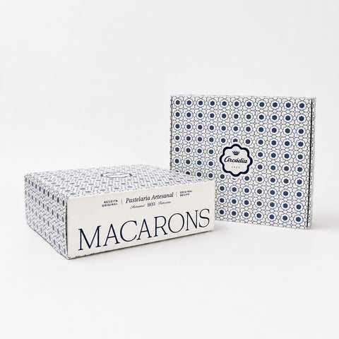 Caixa Macarons Sabores - 12 unidades