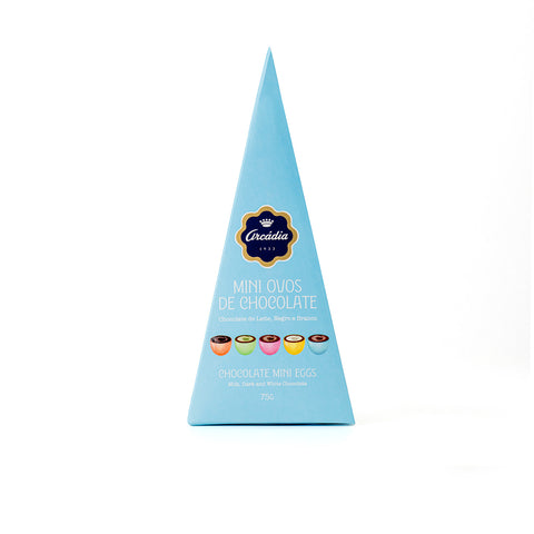Pirámide - Huevos de Chocolate Coloridos