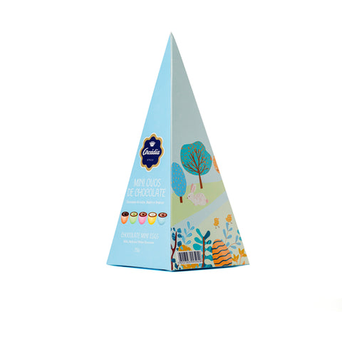 Pirámide - Huevos de Chocolate Coloridos