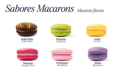 Tropical Macaron Box - 6 pieces