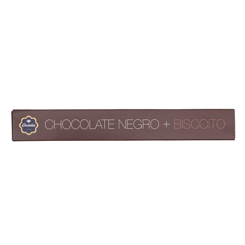 Tablete - Chocolate Negro com Biscoito